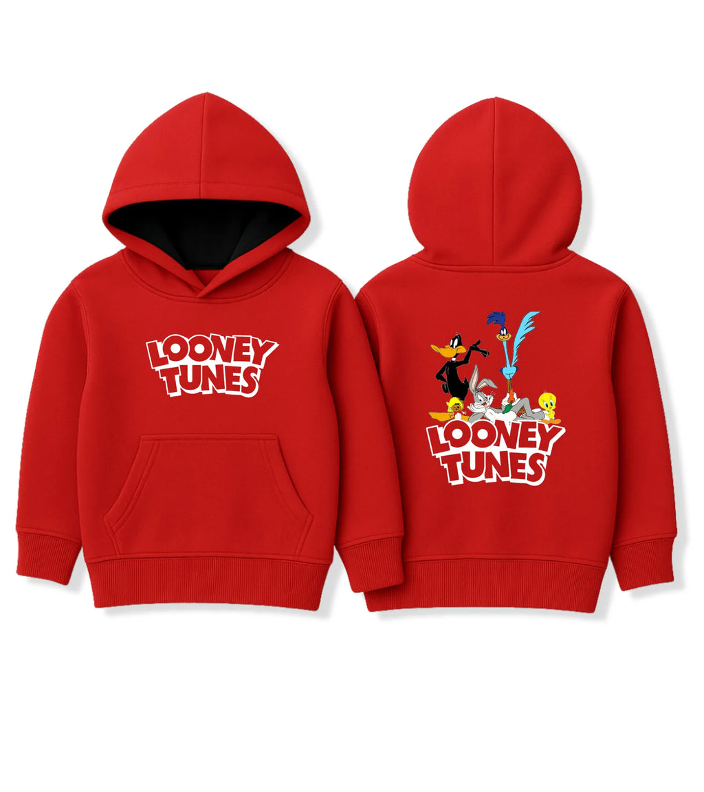 Red Looney Tunes Hoodie for Kids - Unisex