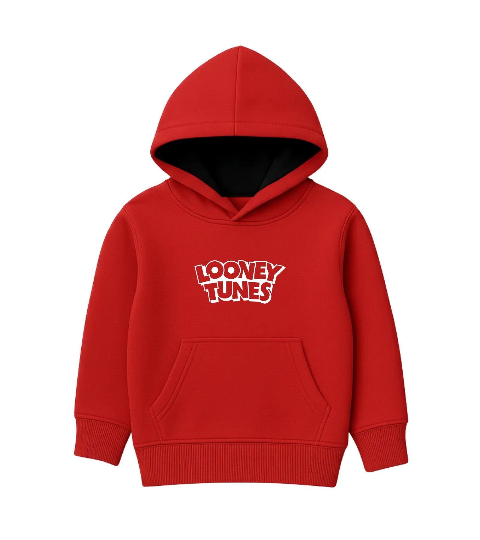 Red Looney Tunes Hoodie for Kids - Unisex