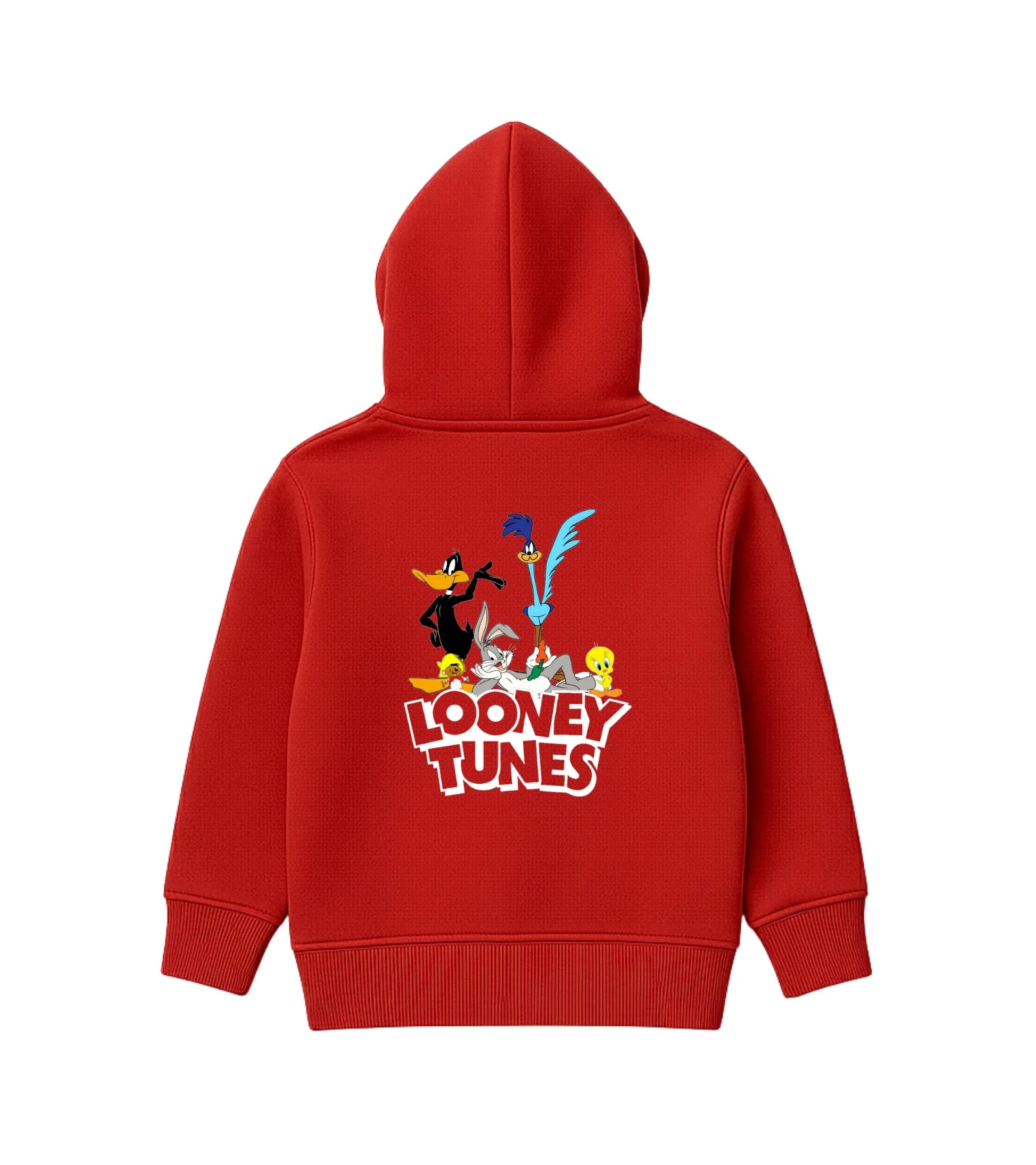 Red Looney Tunes Hoodie for Kids - Unisex