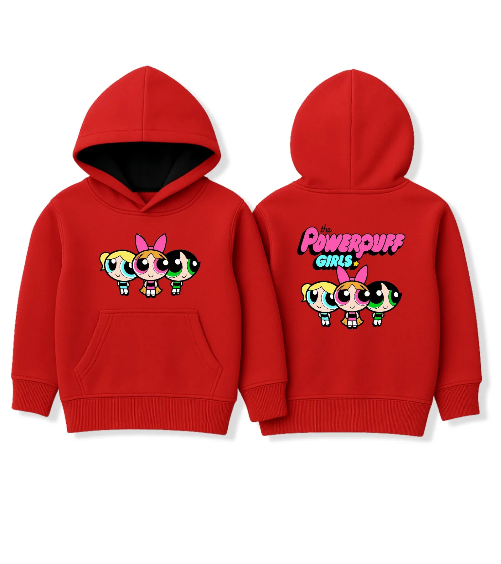 Red Powerpuff Girls Hoodie for Girls
