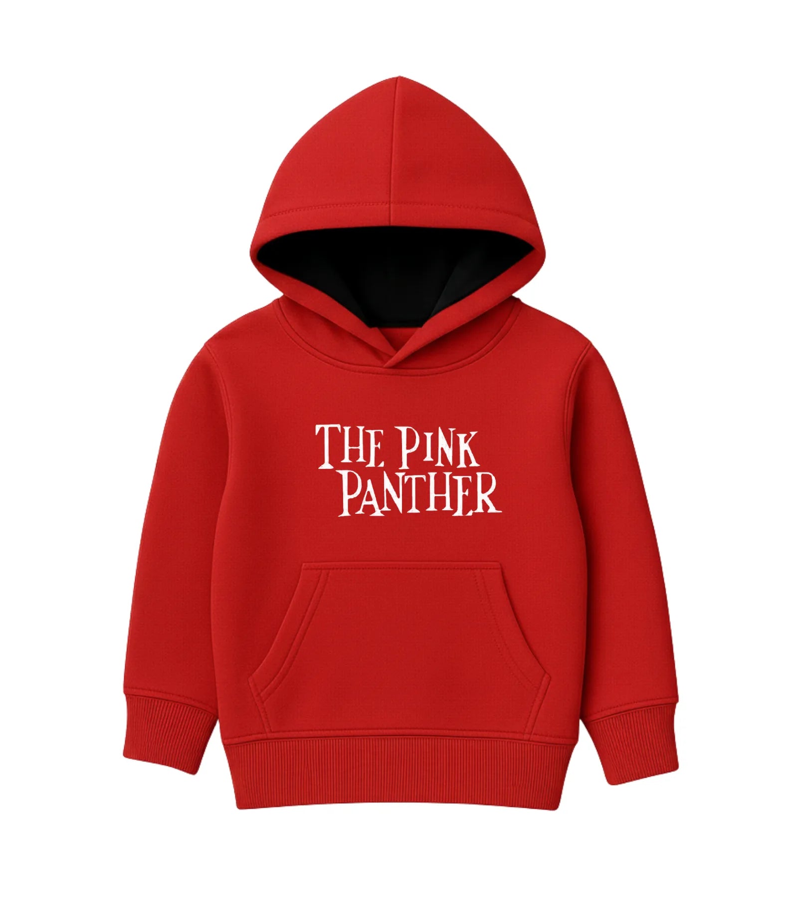 Red The Pink Panther Hoodie for Kids - Unisex