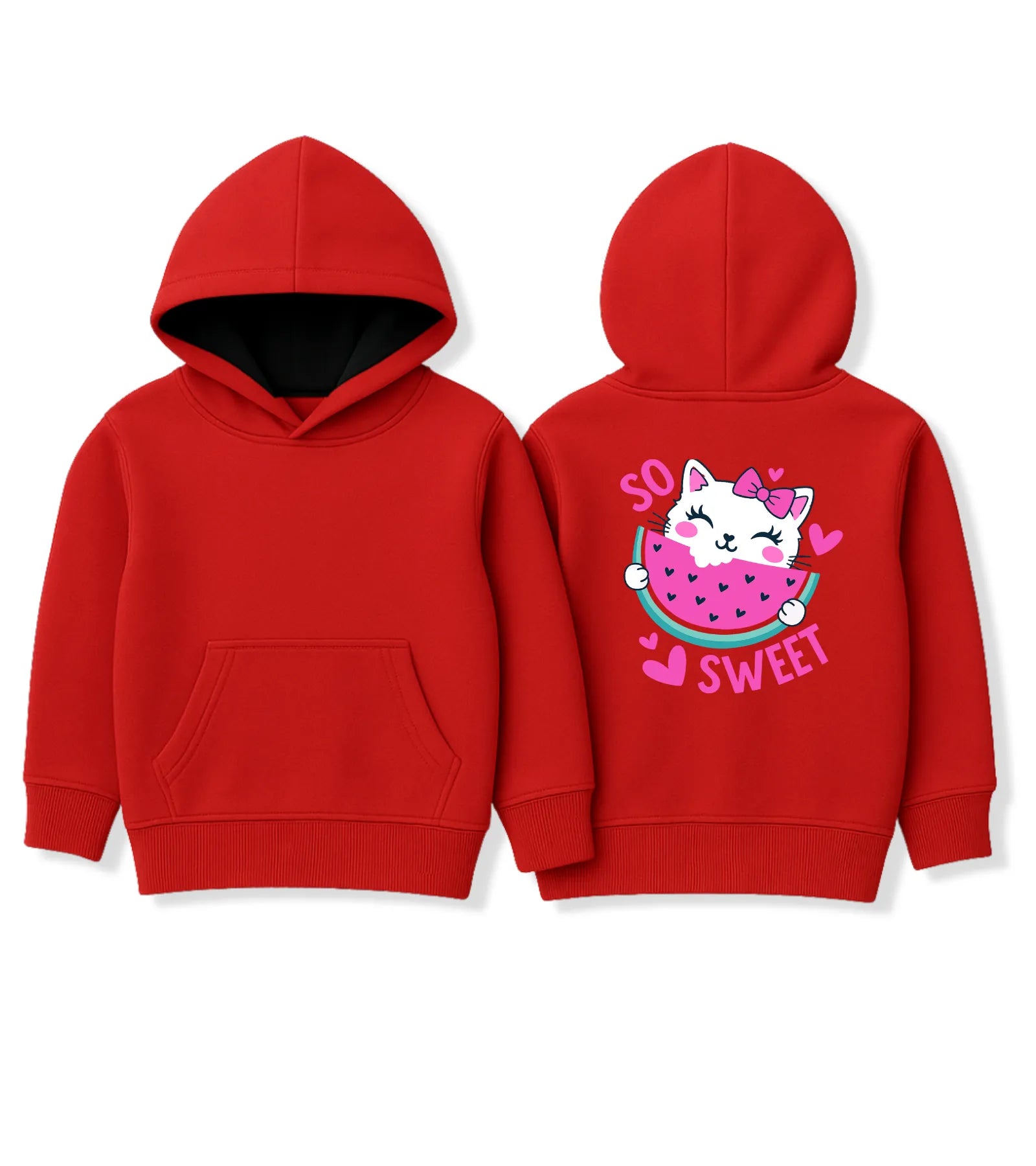 So Sweet Kitty Sweet Hoodie for Girls