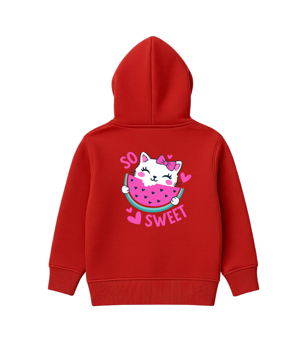So Sweet Kitty Sweet Hoodie for Girls