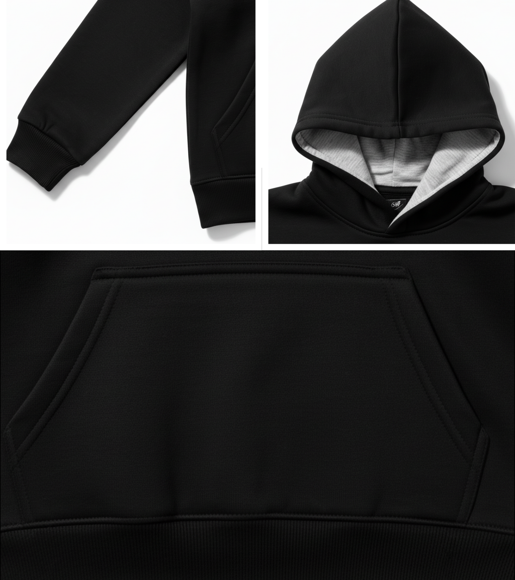 Kids Black Tokyo Graphic Logo Hoodie - Unisex