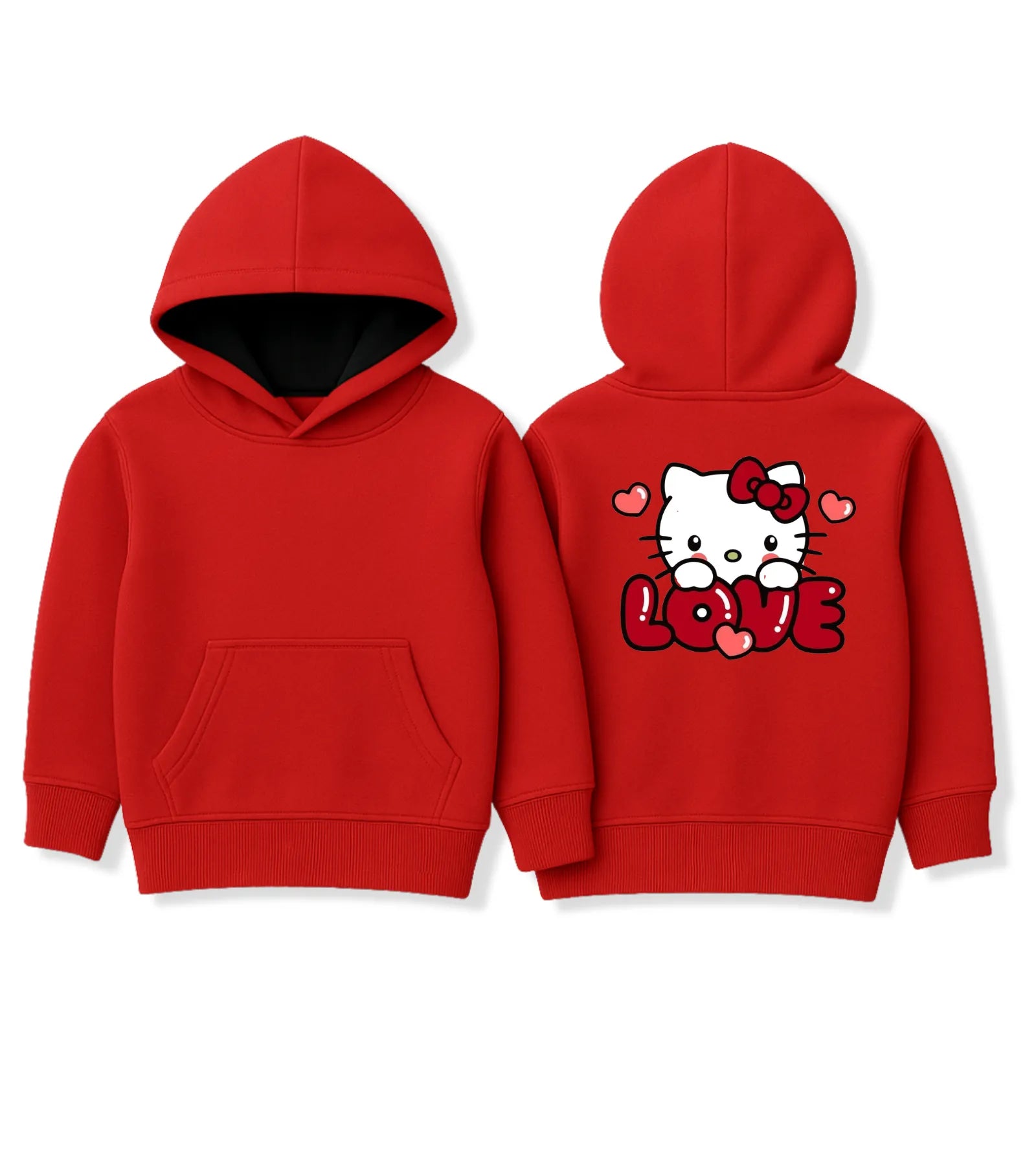 Kitty Sweet Love Hoodie for Girls