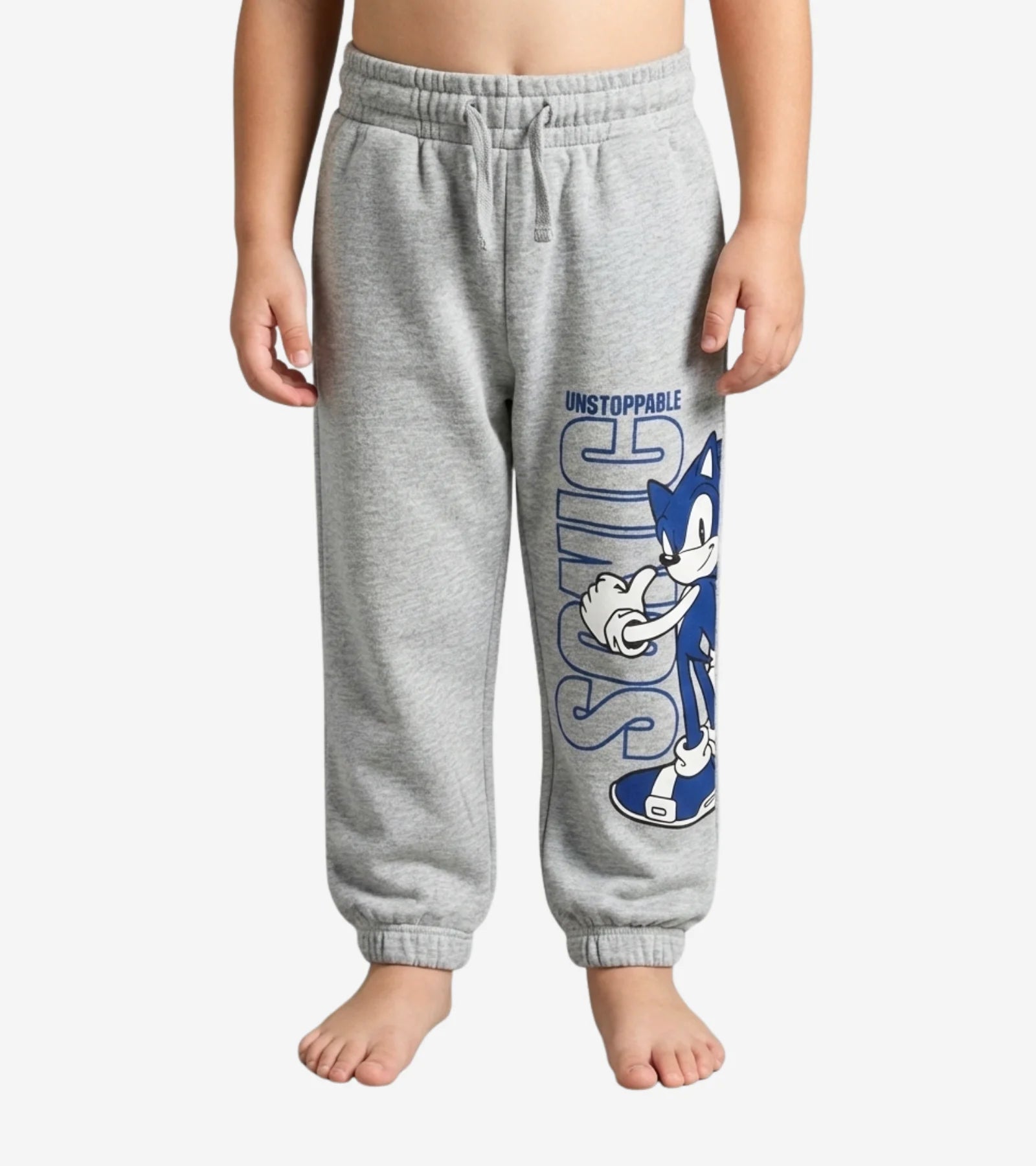 Kids Sonic the Hedgehog Unstoppable Gray Sweatpants