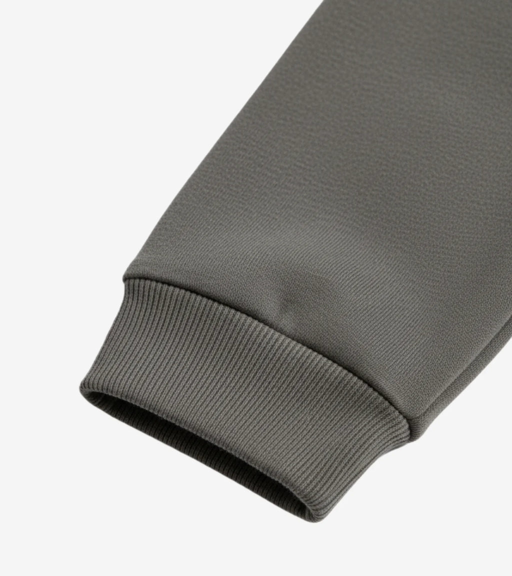 Kids Stay Happy Smile A Lot Charcoal Zip Hoodie