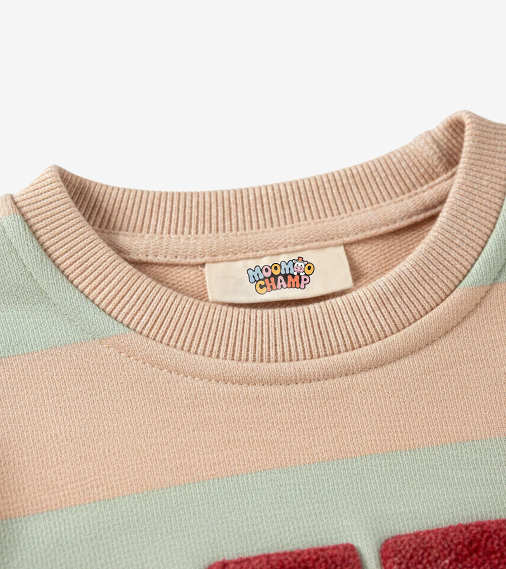 Kids Striped SEED Graphic Sweatshirt