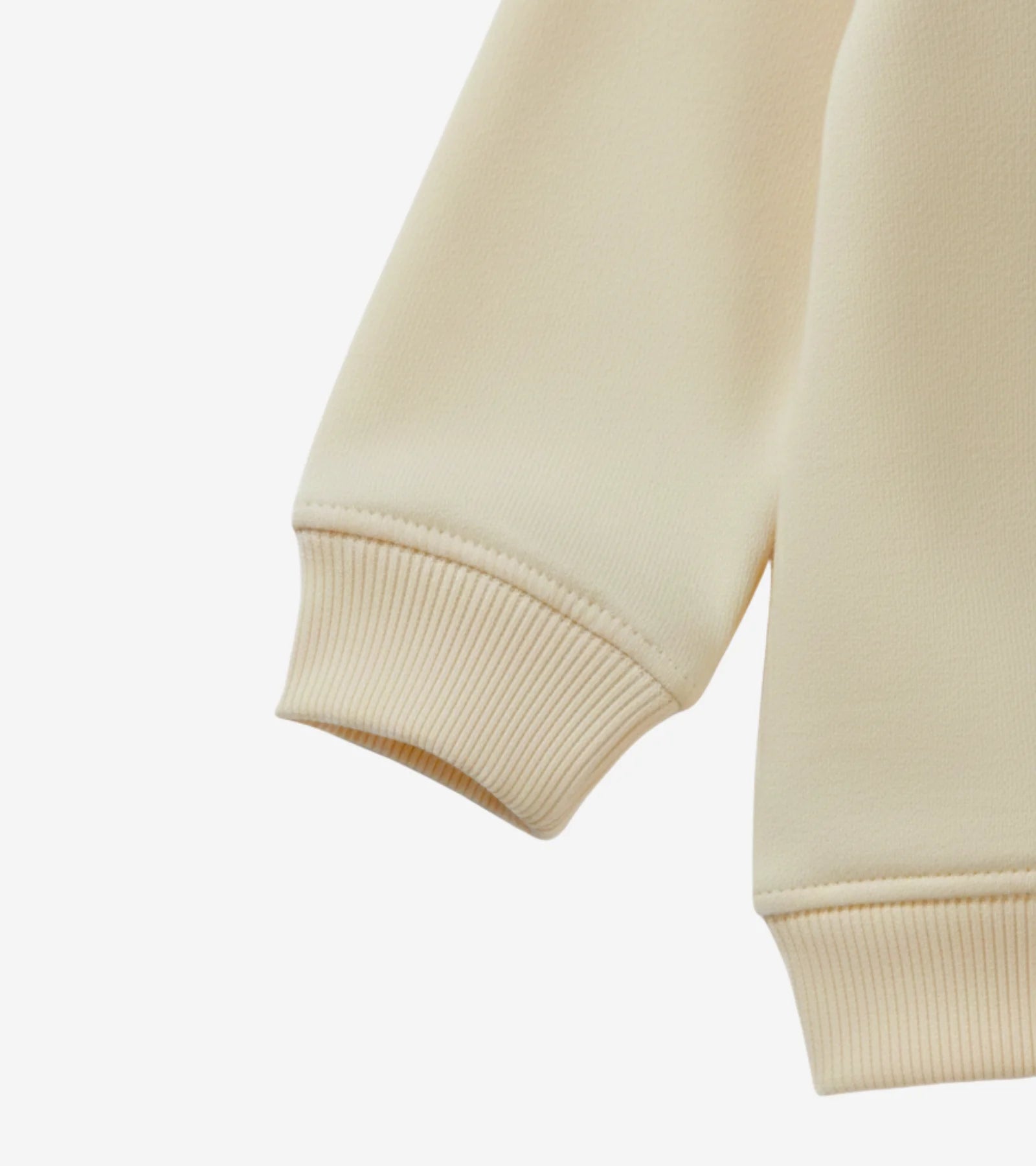 Kids Cream Turkey Face Sweatshirt