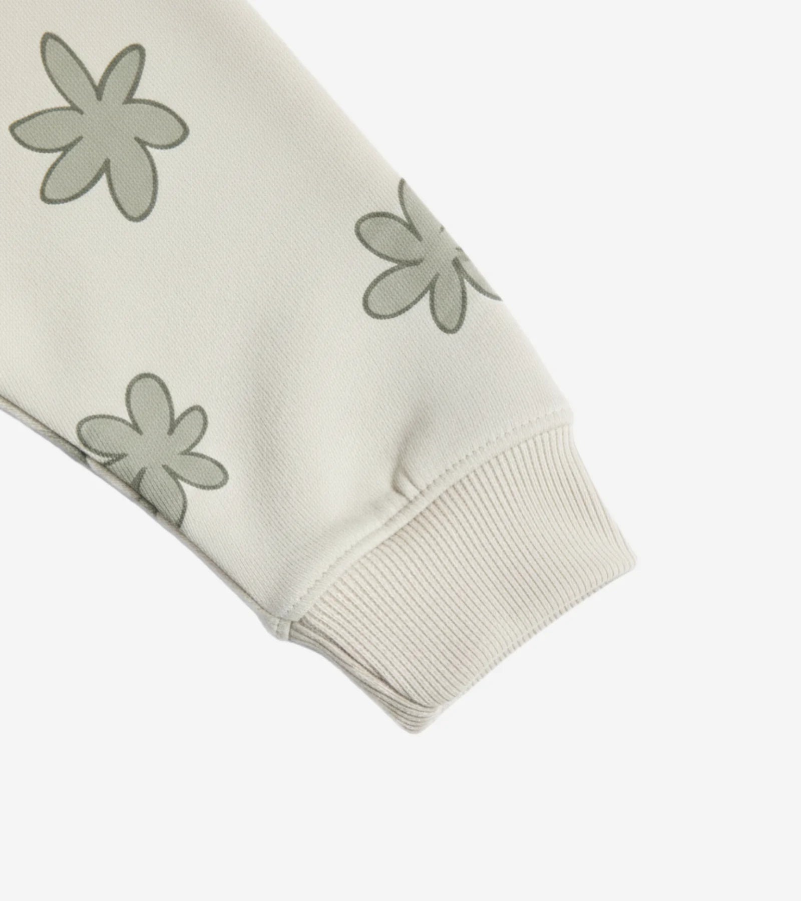 Kids' Cream Floral Print Sweatshirt