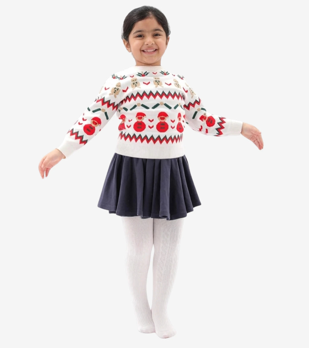 Baby Tights Set – Multi Color Pack of 3 Cable Knit Styles