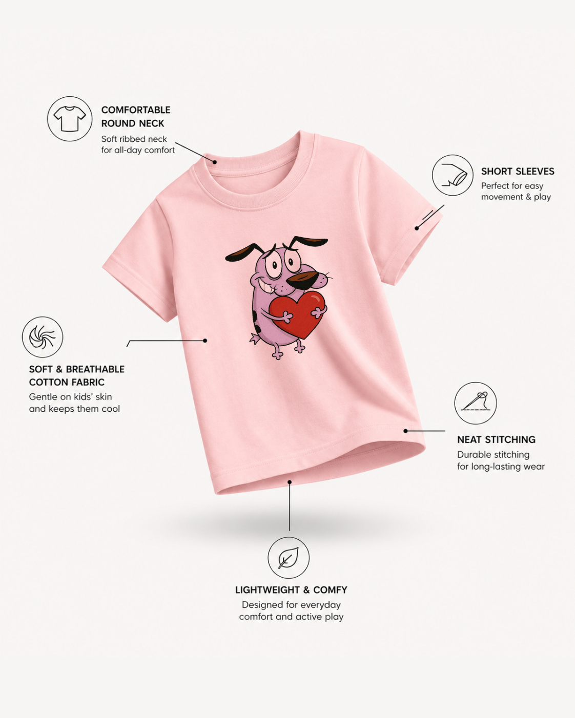 Kids' Hilarious Expression Tee Pack - You Nice, Frog & Chicken Pack Of 3