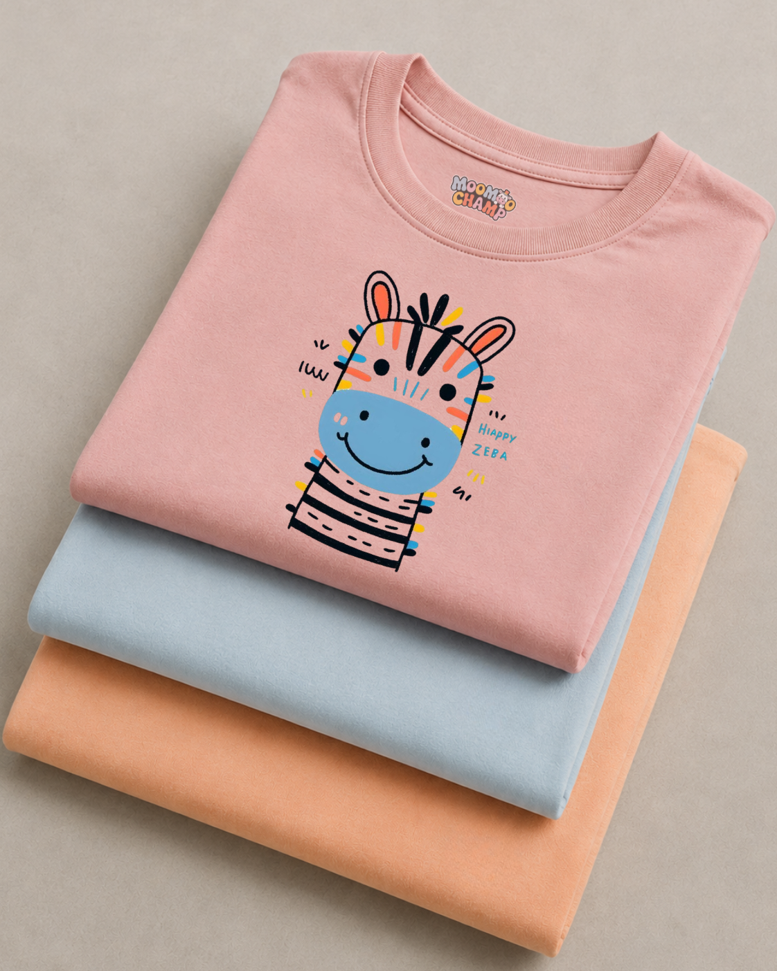 Kids Pack of 3 Sleeveless T-Shirts - Ocean Easy Life | Prickly Friends | Happiness Scritches