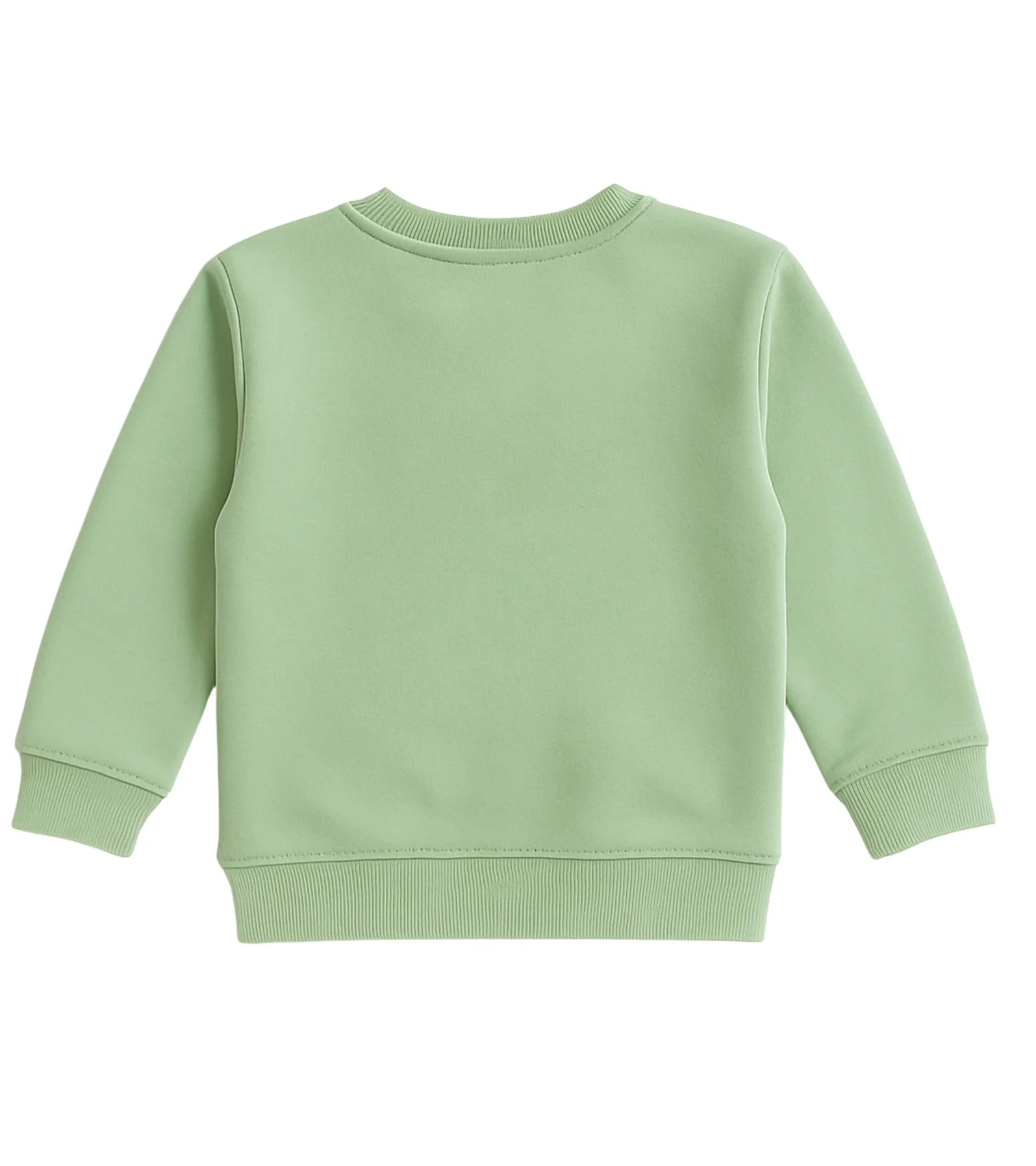 Kids Green Super Happy Fleece Sweatshirt – Unisex