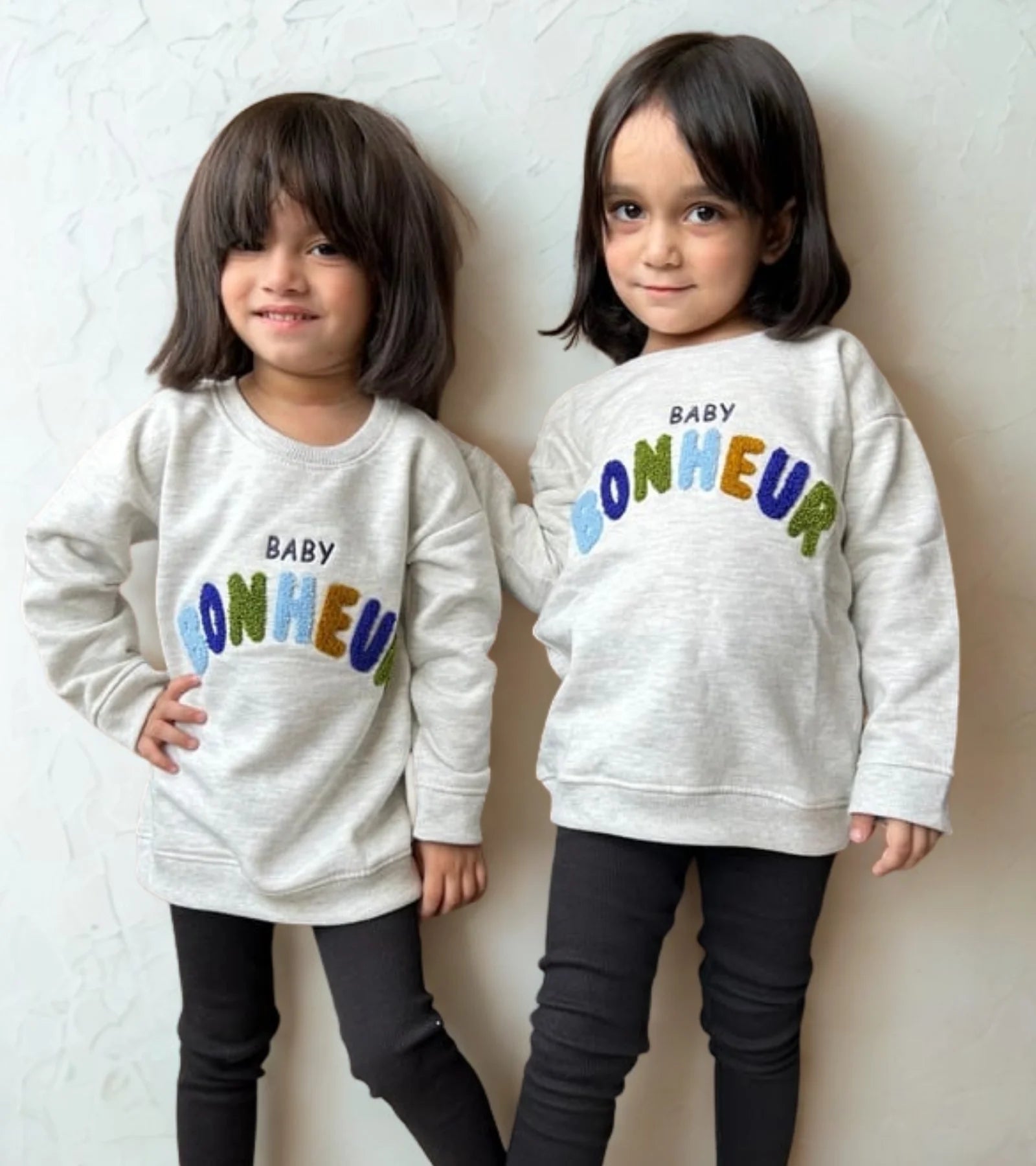 Kids Gray Baby Donhuer Fleece Sweatshirt – Unisex