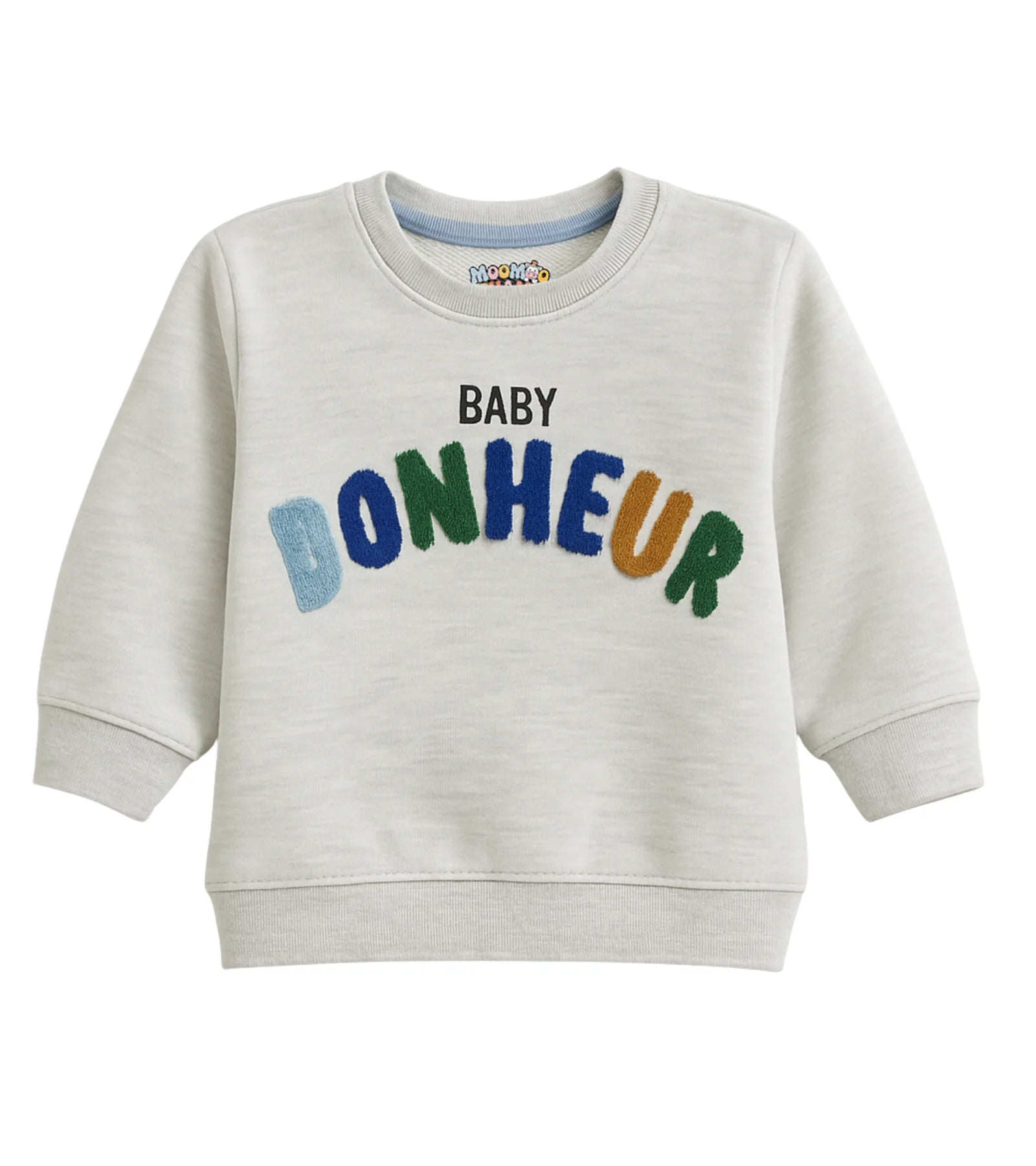 Kids Gray Baby Donhuer Fleece Sweatshirt – Unisex