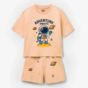Adventure Awaits Kids Short Suit – Space Theme