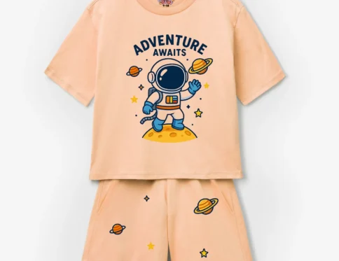Adventure Awaits Kids Short Suit – Space Theme