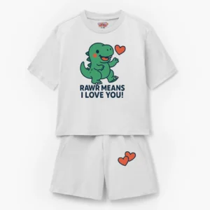 Rawr Means I Love You! Kids Clothing Dino Suit