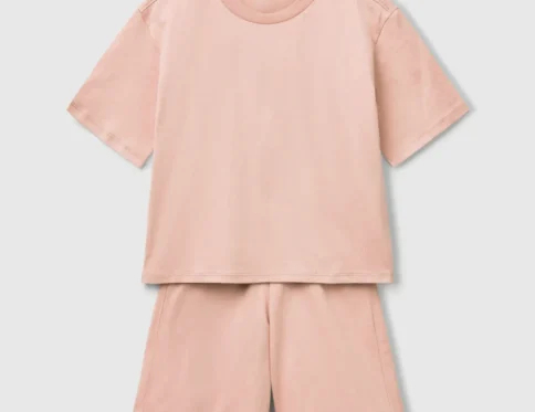 Peach Bliss Kids T-Shirt & Shorts Set