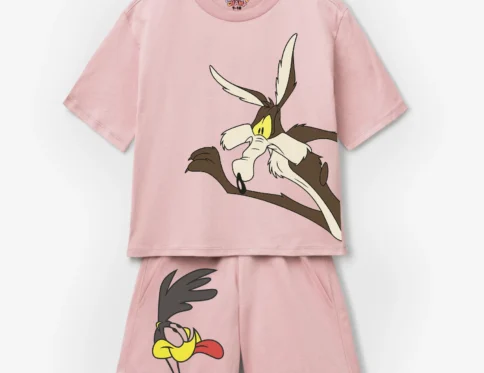 Kids Wile E. Coyote & Road Runner T-Shirt & Shorts Set