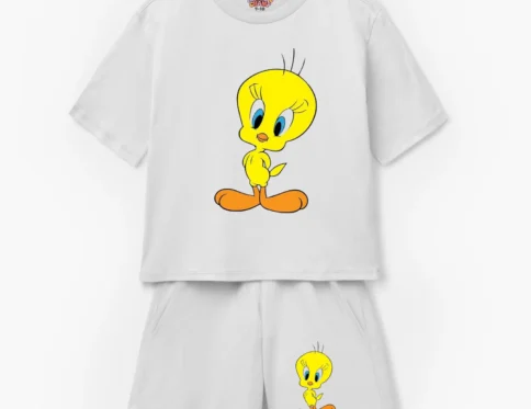 Tweety Bird “Sweet & Sassy” Kids T-Shirt & Shorts Set