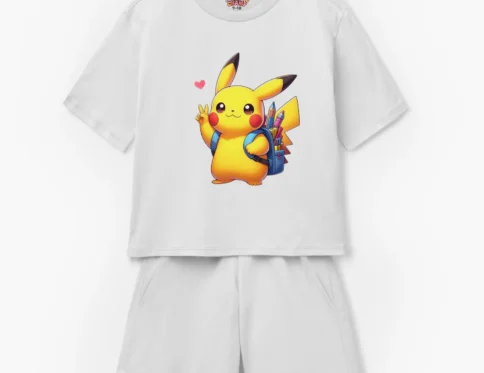 Pikachu “Artist’s Journey” Kids T-Shirt & Shorts Set