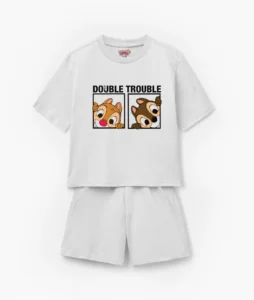 Chip ‘n Dale “Double Trouble” Kids T-Shirt & Shorts Set