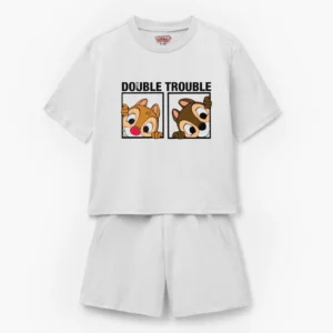 Chip 'n Dale "Double Trouble" Kids T-Shirt & Shorts Set