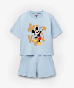 Mickey Mouse “Happy Day” Kids T-Shirt & Shorts Set