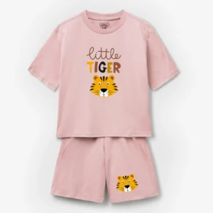 Little Tiger" Kids T-Shirt & Shorts Set