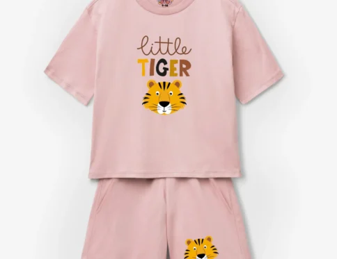 Little Tiger” Kids T-Shirt & Shorts Set