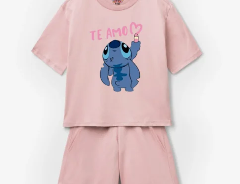 Stitch “Te Amo Love” Kids T-Shirt & Shorts Set