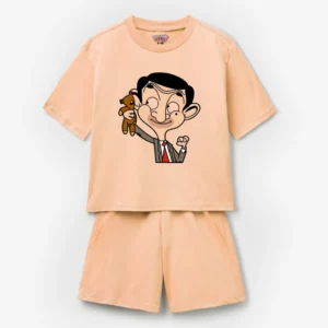 Mr. Bean Cartoon Kids T-Shirt & Short Set