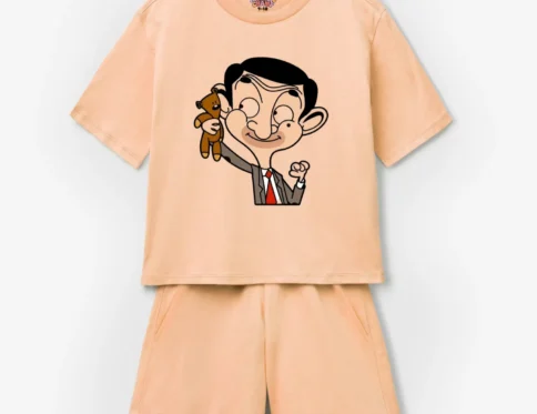 Mr. Bean Cartoon Kids T-Shirt & Short Set