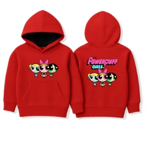 Red Powerpuff Girls Hoodie for Kids
