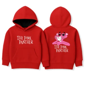 Red The Pink Panther Hoodie for Kids