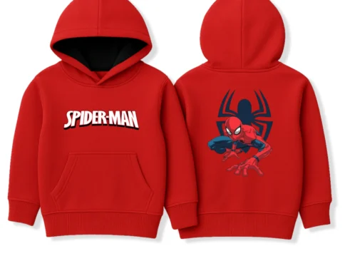 Red Spider-Man Hoodie for Kids