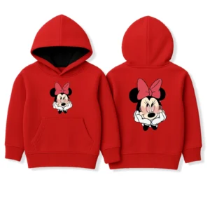 Red Minnie Mouse Hoodie for Girls